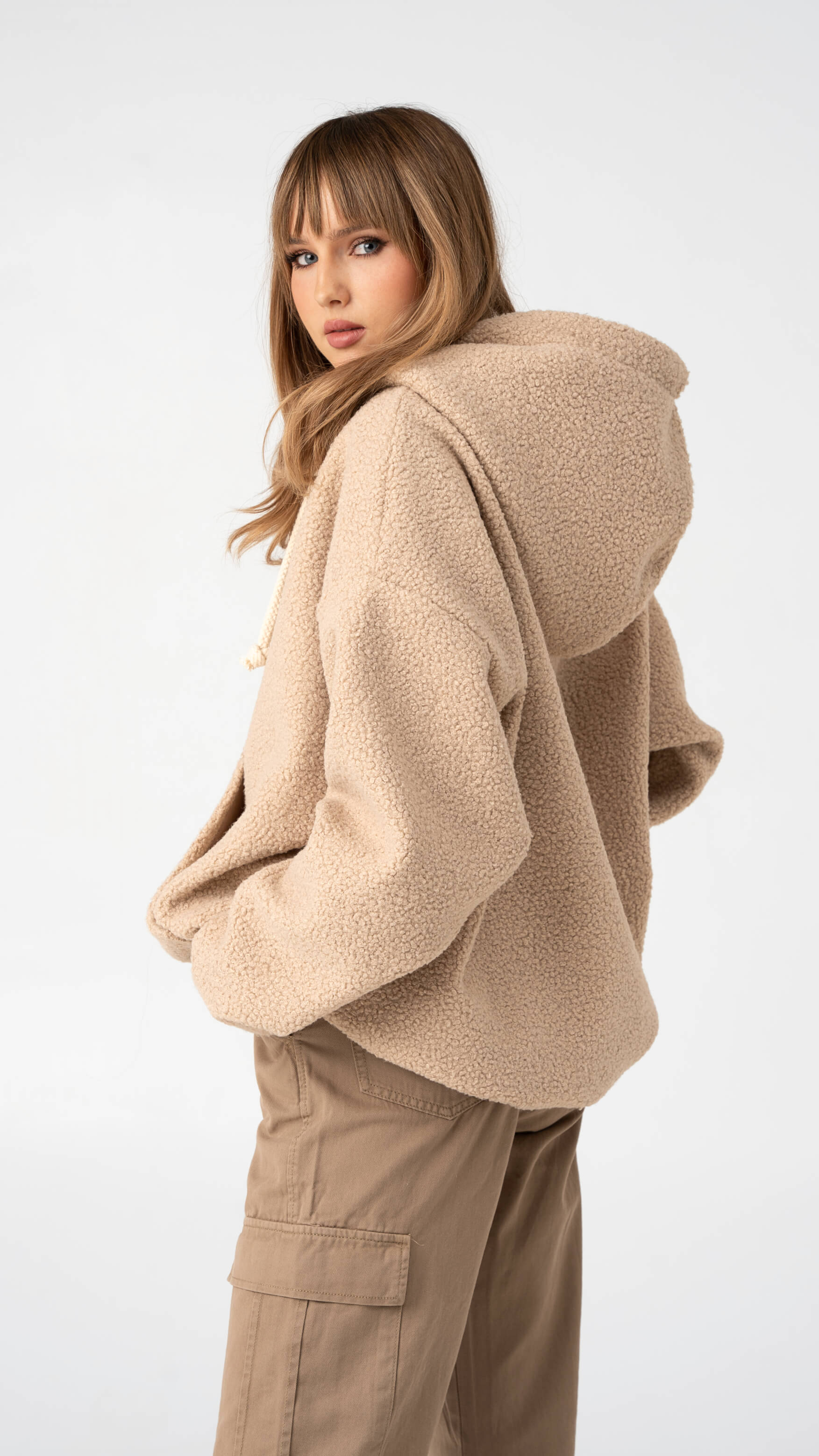 Oversized Teddy jumper "CMF by Kamilė" CMF320